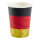 6 Deutschland Party Becher 500ml