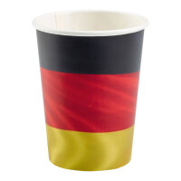 8 Deutschland Party Becher 250ml