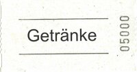 1000 Abrisse Getränke in weiss fortlaufend numeriert