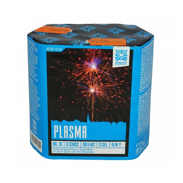 Funke Argento Plasma Feuerwerk Batterie - 13 Schüsser