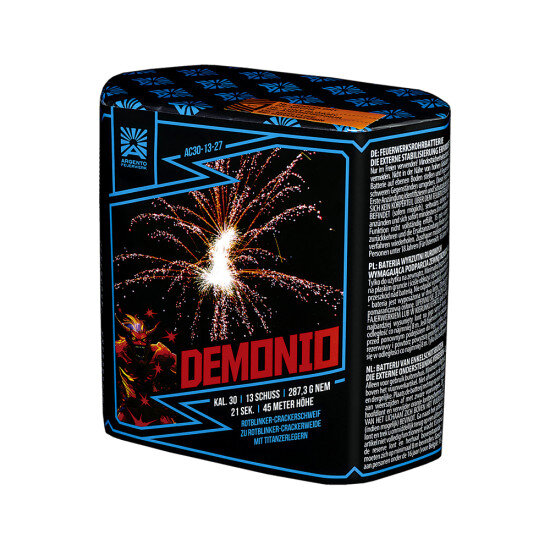 Funke Argento Demonio Feuerwerk Batterie - 13 Schüsser