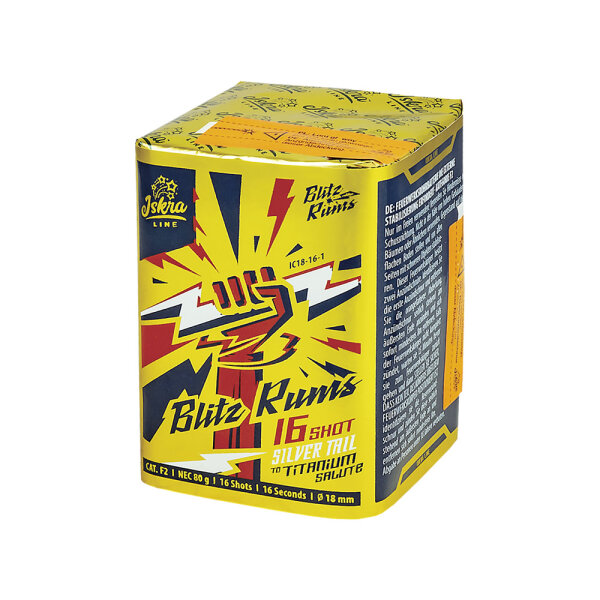 Funke Knallbatterie Blitz Rums 16 Iskra Line