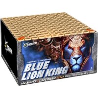 Silvester Feuerwerk Blue Lion King Verbund von Lesli