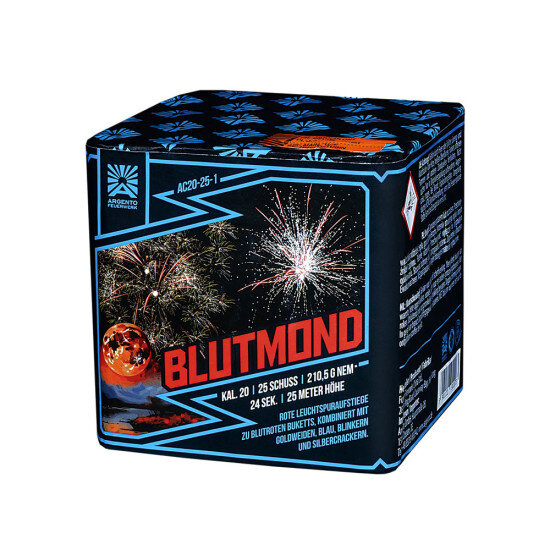 Funke Argento Blutmond Feuerwerk Batterie