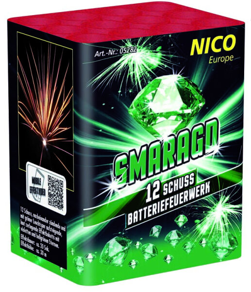 Nico Smaragd Feuerwerk Batterie