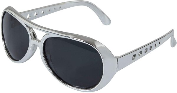 Elvis Sonnenbrille silber