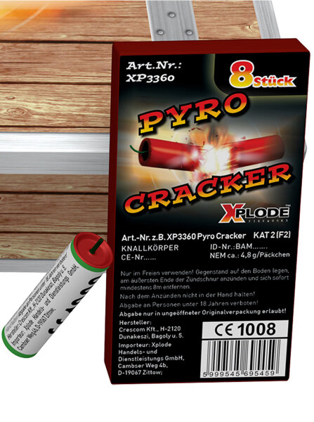 Silvester Knaller China Chracker oder Pyro Cracker