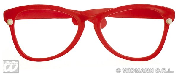 Jumbo Brille rot