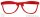 Jumbo Brille rot