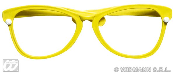 Jumbo Brille gelb