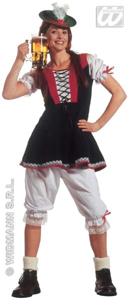 Traditionelles Kostüm als Bayrische Damen Tracht