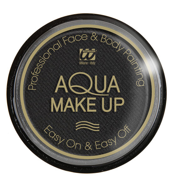 Profi Aqua Schminke schwarz 15g make up