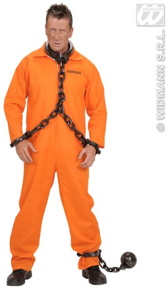 Sträflingsoverall orange Guantanamo Sträfling