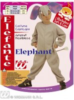 Kinderkostüm Elefant für den Elefanten