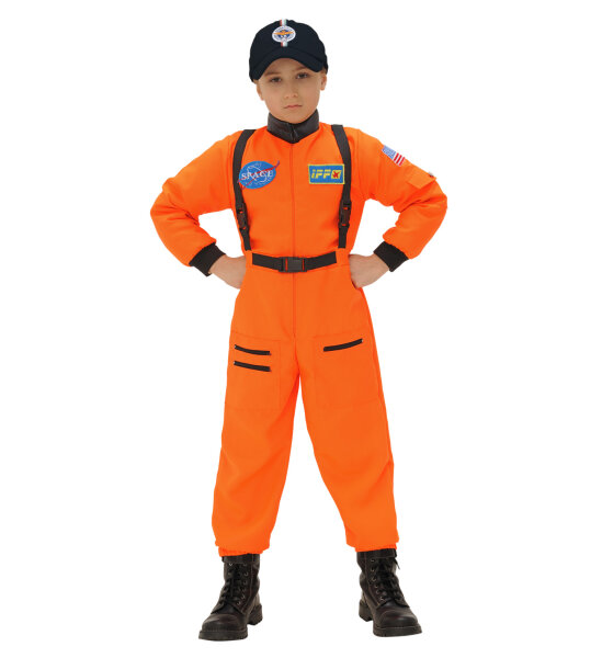 Kostüm Astronaut in orange für Kinder und Jugendliche