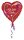 Folienballon Herzballon Ich liebe Dich 45cm