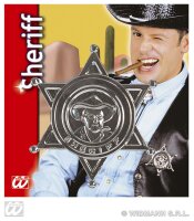 Sheriffstern für den Western Helden und Cowboy