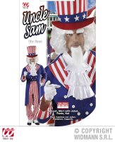 Kostüm Uncle Sam oder Onkel Sam USA mit Hut