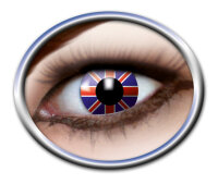 Farbige Kontaktlinsen union jack von Eyecatcher