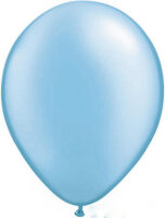 Luftballons Ballons in baby blau hellblau