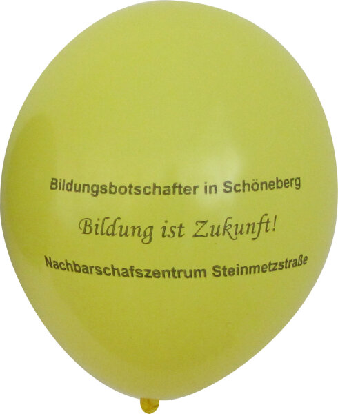 Luftballons mit Druck nach Ihrem Wunsch 27cm