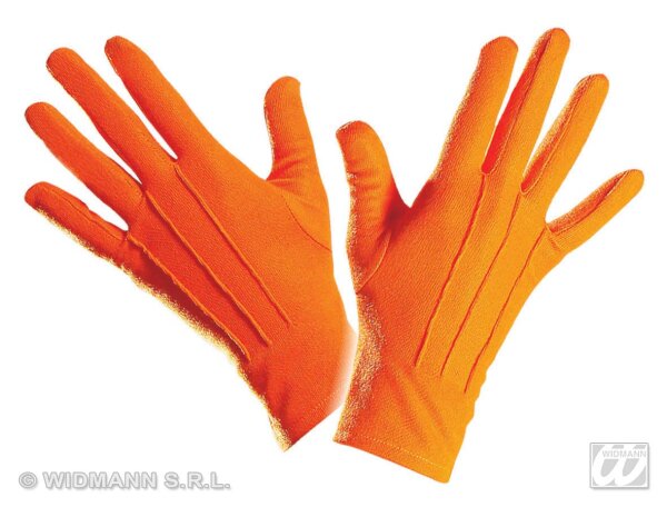 Handschuhe in Orange