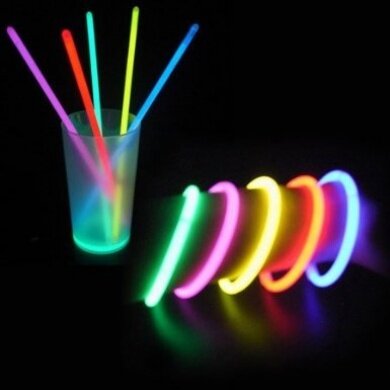 100 x Neon Knicklicht 20 cm als Armband in verschiedenen Farben