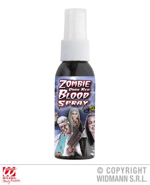 Zombie Blutgel aus der Flasche als Pumpspray dunkelrot