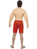 Original Baywatch Rettungsschwimmer Kostüm mit Muskelshirt