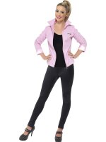 Original Grease 50 er Jahre deluxe Pink Ladies Jacke mit Namensschild