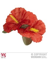 Hawaii Hibiscusblüten Haarspange rot