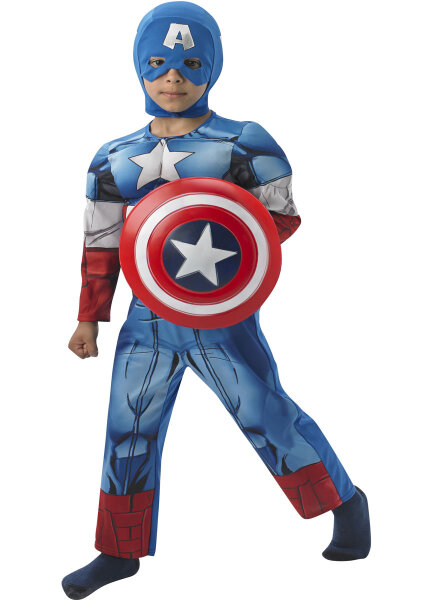 Original Captain America Kinder Kostüm von den Avengers Superhelden