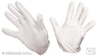 Weisse Handschuhe für Rokoko oder den Weihnachtsmann