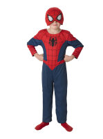 Original roter und schwarzer Spiderman Wende - Kostüm für Kinder