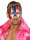 Halbmaske in Regenbogen Farben als Maske