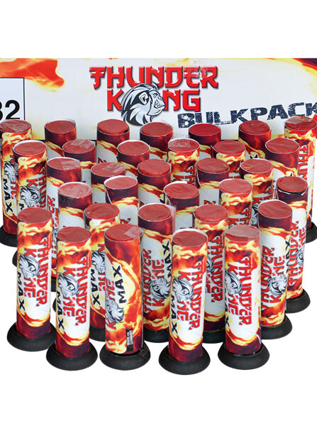 32 Silvester Feuerwerk Knaller Thunder Kong