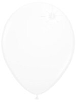 Luftballons weiss perlmutt metallic 30 cm 12