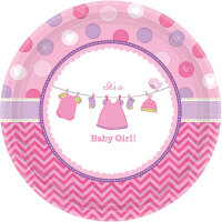 Baby shower It´s a Girl Teller 27cm