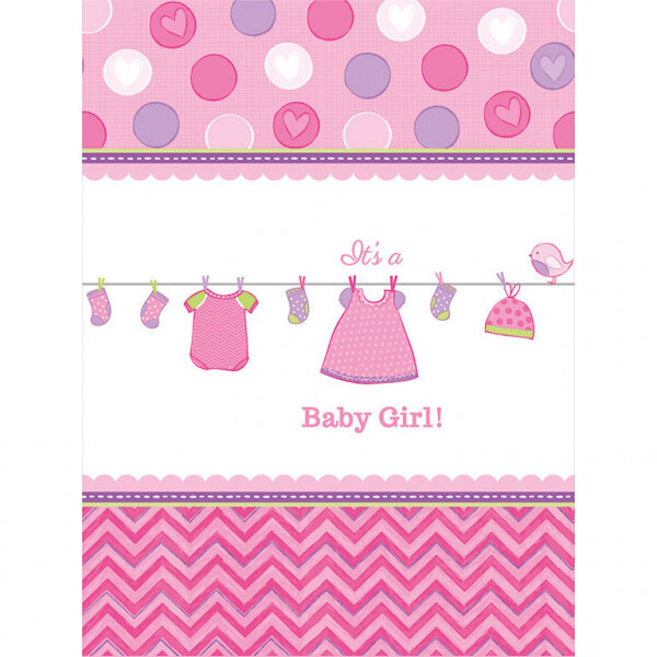 Baby shower It´s a Girl Tischdecke