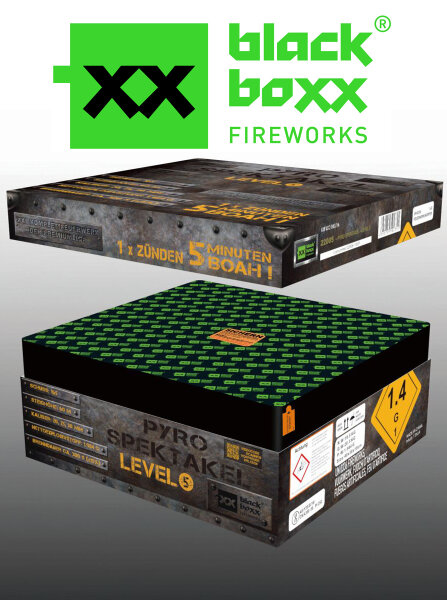 Blackboxx Silvester Feuerwerk Pyro Spektakel Level 5