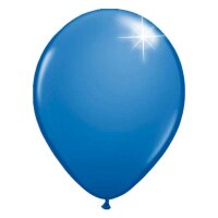 Luftballons blau metallic 30 cm 12