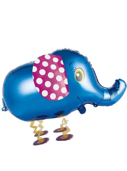 Folienballon Airwalker Ballon als Elefant 82cm